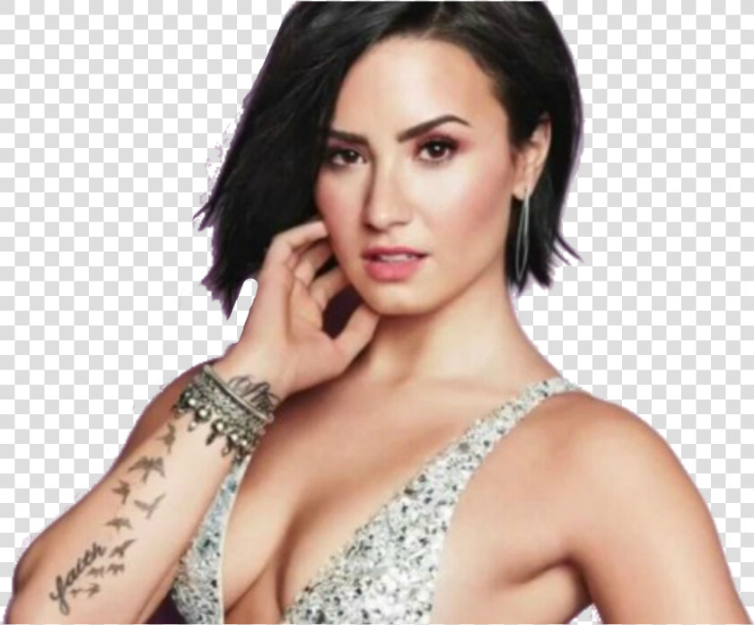 Demi Lovato Short Hair Hot   Demi Lovato Stefflon Don  HD Png DownloadTransparent PNG