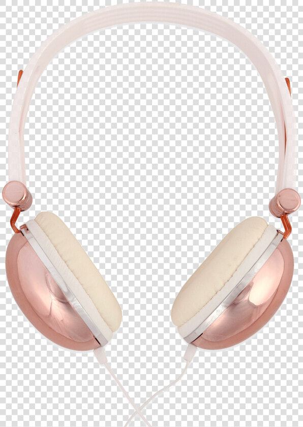 Rose Gold Headphone Png Image With Transparent Background   Gold Head Phone Png Transparent  Png DownloadTransparent PNG