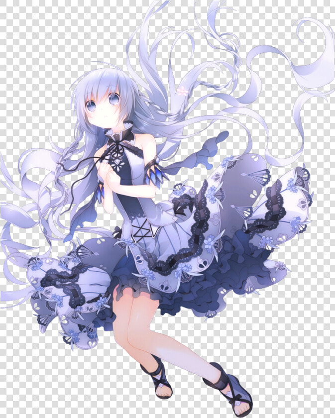 Anime Render By Karenpa Violet Anime Dress By Animedragon5 d7w1xgk   Anime Girl Violet Dress  HD Png DownloadTransparent PNG