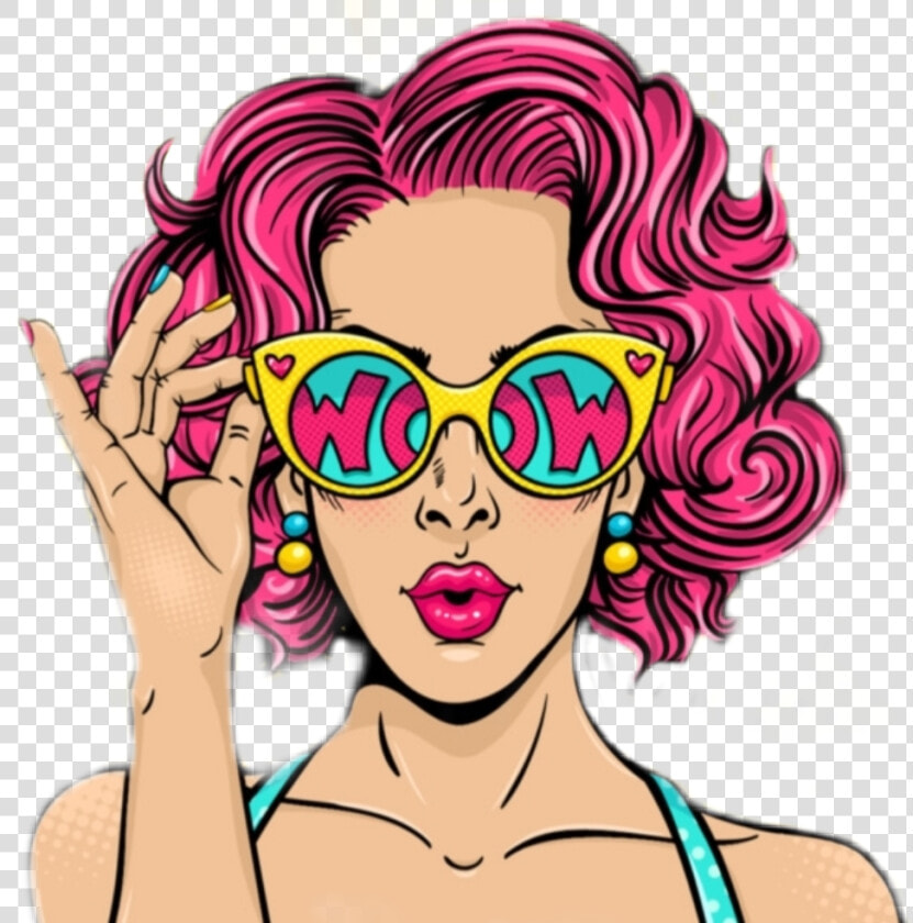  popart  pink  suprise  cool  amazing  confused  fantastic   Pop Art Free  HD Png DownloadTransparent PNG