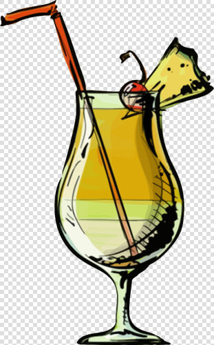 Pina Colada Cocktail   Pina Colada Cocktail Art  HD Png DownloadTransparent PNG