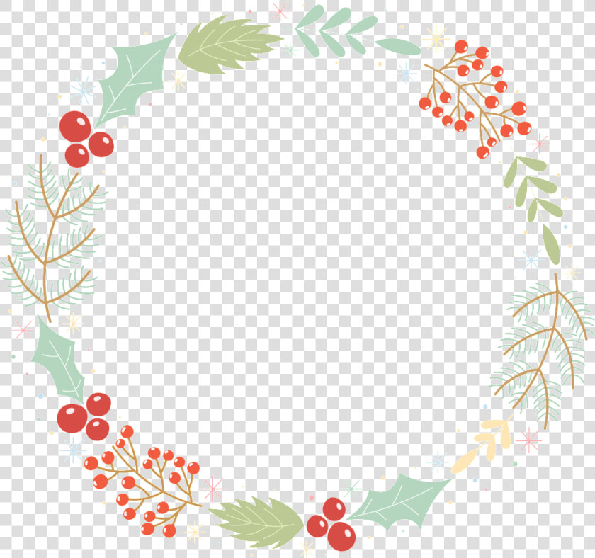 Christmas Wreath Christmas Cartoon Transparent   Christmas Wreath Design Cartoon  HD Png DownloadTransparent PNG