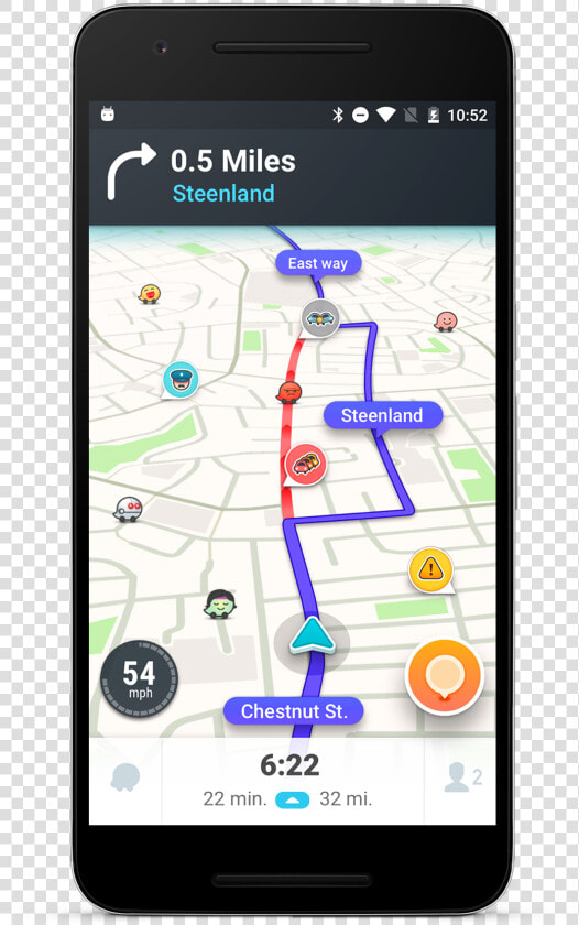 Waze Application  HD Png DownloadTransparent PNG