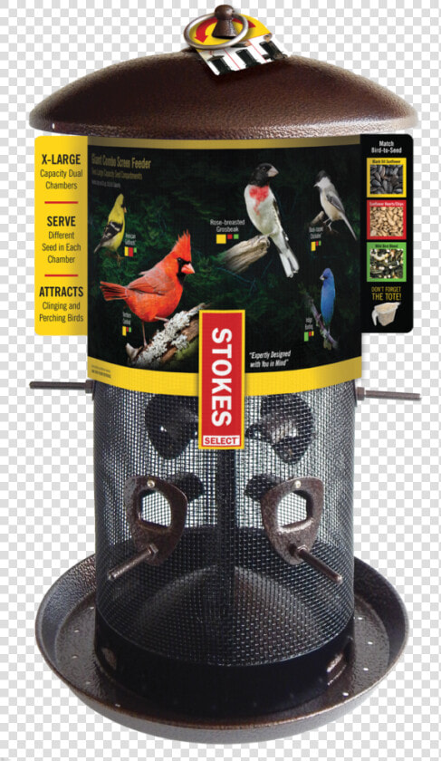 Stokes Select Giant Combo Screen Feeder In Packaging   Giant Bird Feeder  HD Png DownloadTransparent PNG