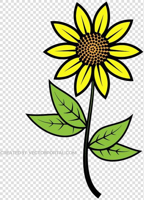 Sunflower Clip Art Free Vector Transparent Png   Girassol Vetor  Png DownloadTransparent PNG