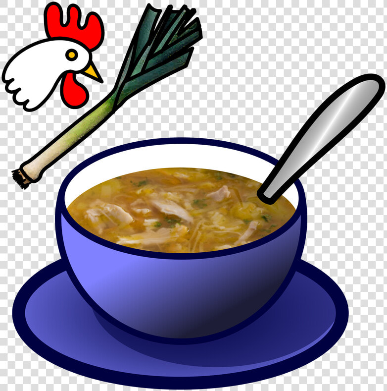 Chicken Soup Clipart   Cartoon Chicken Broth Soup  HD Png DownloadTransparent PNG