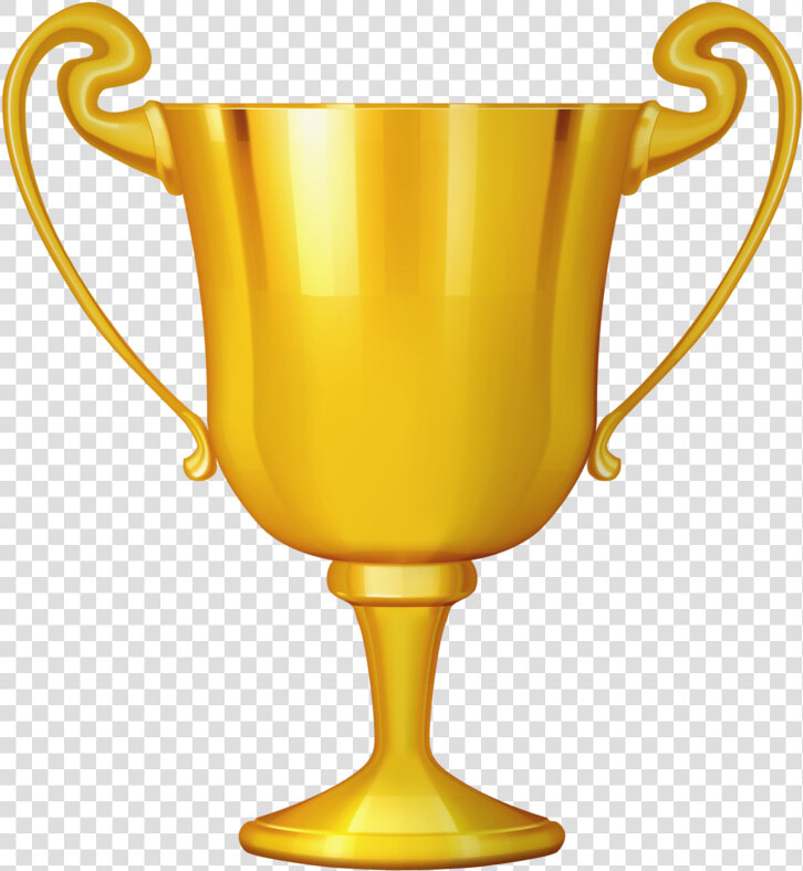 Transparent Trophy Clipart Png   Vector Gold Trophy Png  Png DownloadTransparent PNG