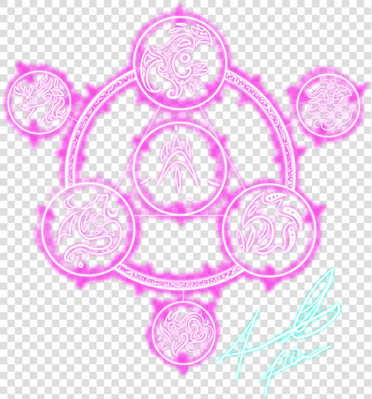 Arcane Circle  Nahoria Aura   Transparent Pink Magic Circle  HD Png DownloadTransparent PNG