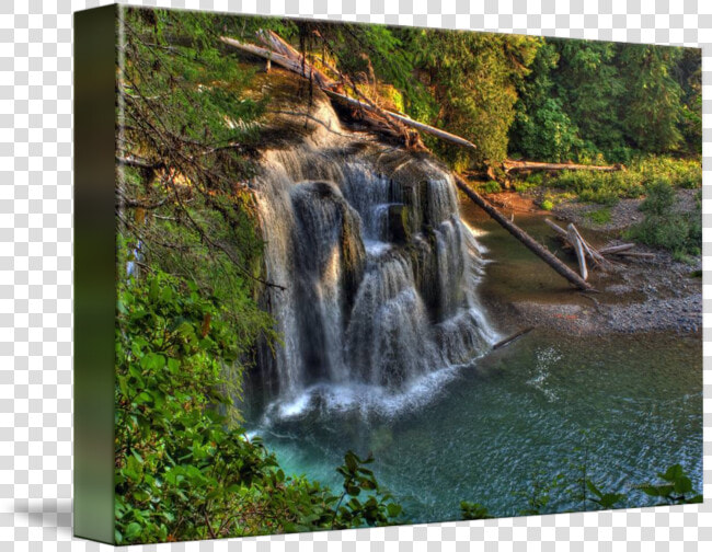 Drawing River Waterfall   Waterfall  HD Png DownloadTransparent PNG