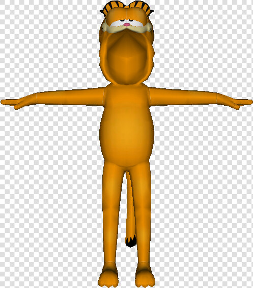 Download Zip Archive   Garfield T Pose Transparent  HD Png DownloadTransparent PNG