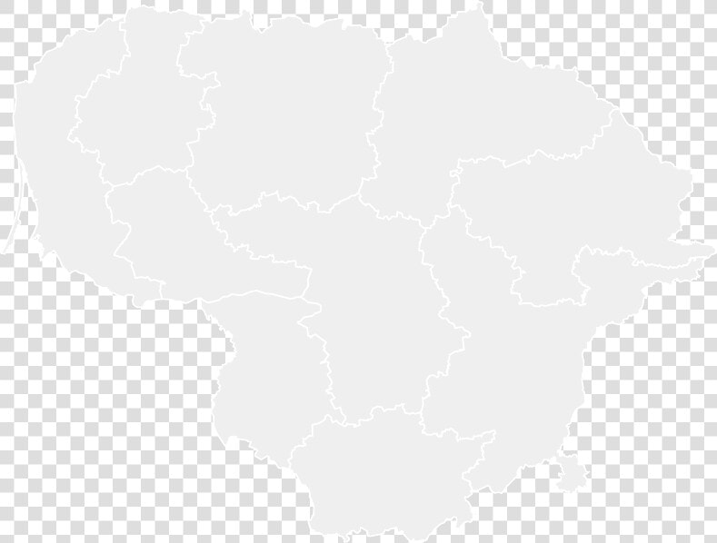 Printable Outline   Blank Lithuania Map   Many People Live In Lithuania  HD Png DownloadTransparent PNG