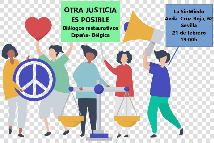 Cartel Del Evento Otra Justicia Es Posible   Human Right Vector Png  Transparent PngTransparent PNG