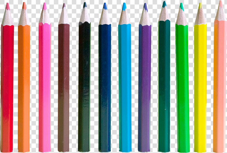 Slide2 Colored Pencils   Cylinder  HD Png DownloadTransparent PNG