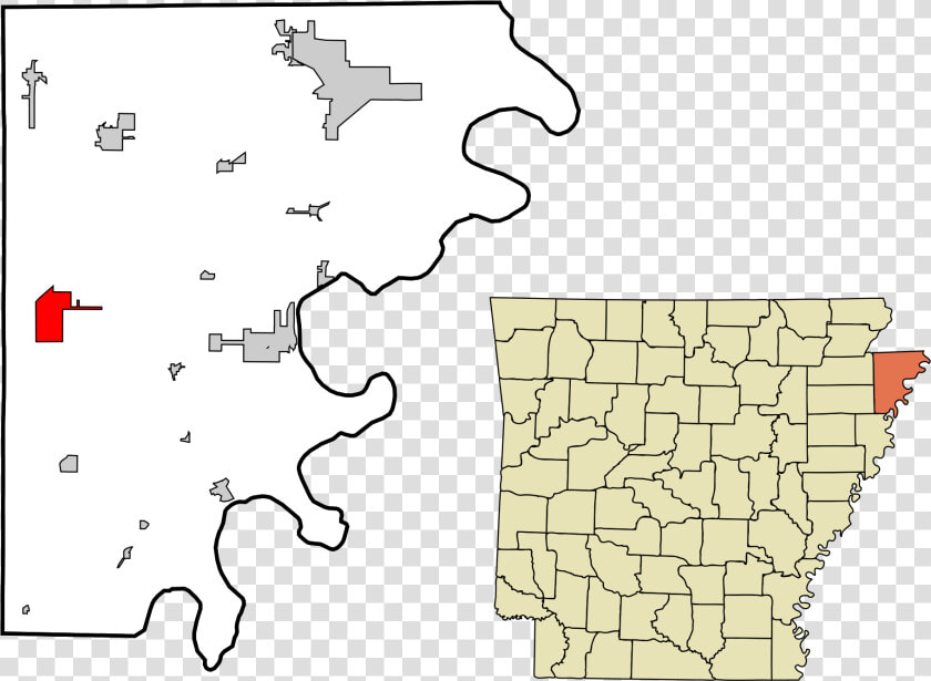 Mississippi County Arkansas Map Inspirational File   County Arkansas  HD Png DownloadTransparent PNG