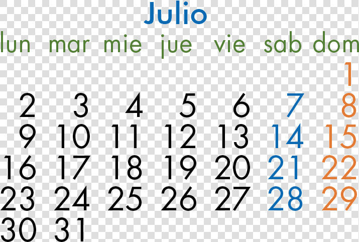 Calendario Laboral 2018 Julio   Calendario Laboral Julio 2018  HD Png DownloadTransparent PNG