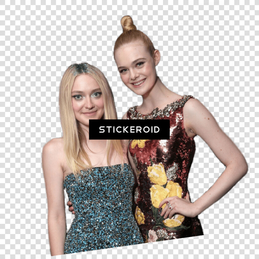 Elle Fanning And Sister Dakota   Photo Shoot  HD Png DownloadTransparent PNG