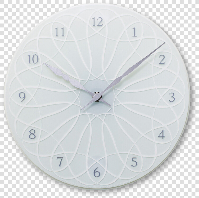 Arabesque white   Wall Clock  HD Png DownloadTransparent PNG