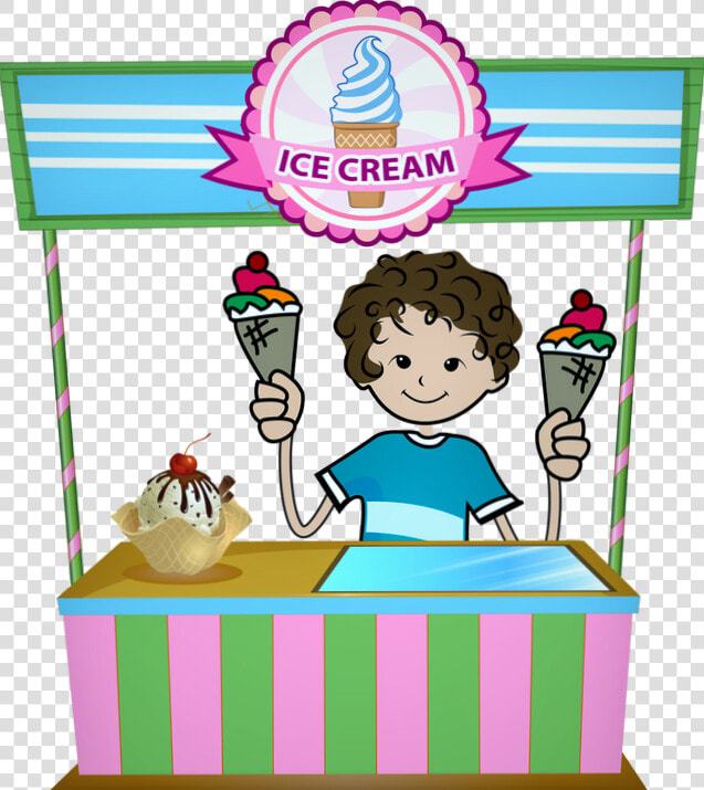 Freeuse Stock Clipart Ice Cream Shop   Making Ice Cream Clipart  HD Png DownloadTransparent PNG