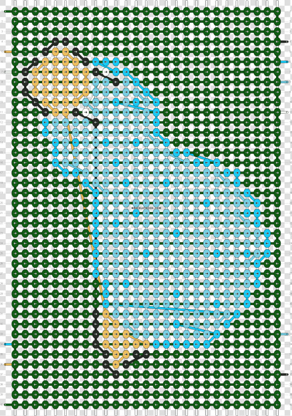 Alpha Pattern   Snoopy Friendship Bracelet Pattern  HD Png DownloadTransparent PNG