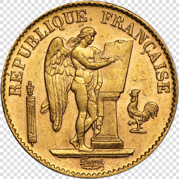 Gold 20 Francs Angel  HD Png DownloadTransparent PNG