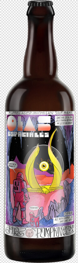 Olas Espaciales Bottle   Jolly Pumpkin Jester King Olas  HD Png DownloadTransparent PNG