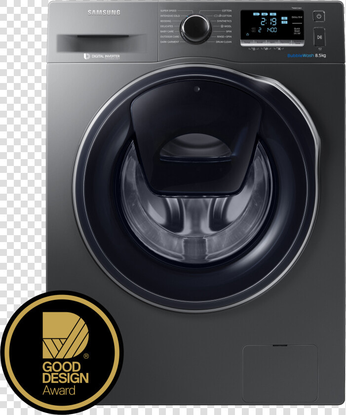 Wash Drawing Washing Machine   Samsung Bubble Wash 8 5 Kg Symbols  HD Png DownloadTransparent PNG