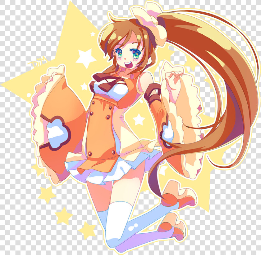 Anime Girl Waving Png   Anime Girl Jumping In The Air  Transparent PngTransparent PNG