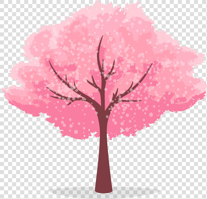 Cherry Blossom Tree Cartoon Clipart   Png Download   Animated Cherry Blossom Tree Png  Transparent PngTransparent PNG