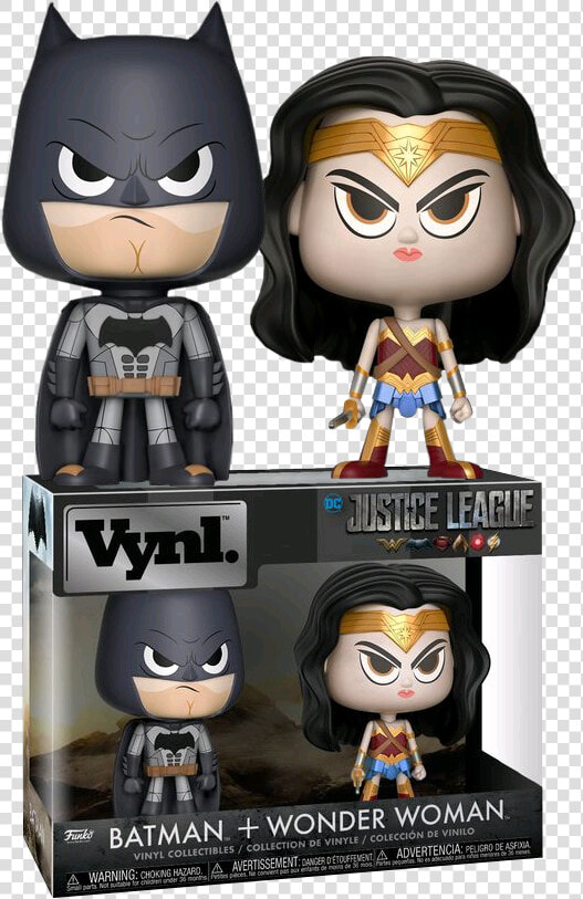 Justice League   Funko Vynl Batman Wonder Woman  HD Png DownloadTransparent PNG