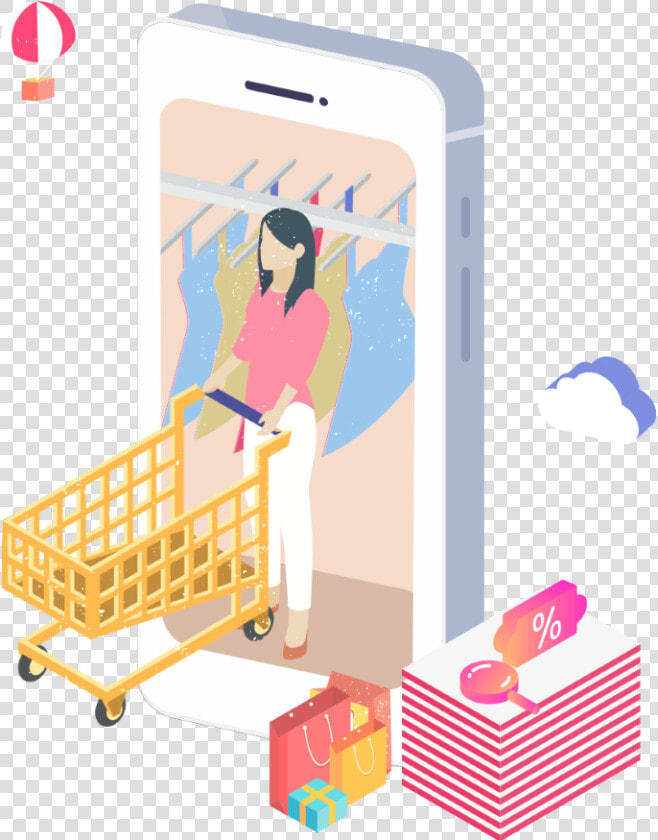 Mobile Shoping Png   Illustration  Transparent PngTransparent PNG