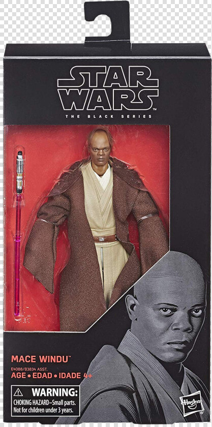 Star Wars The Black Series Mace Windu  HD Png DownloadTransparent PNG