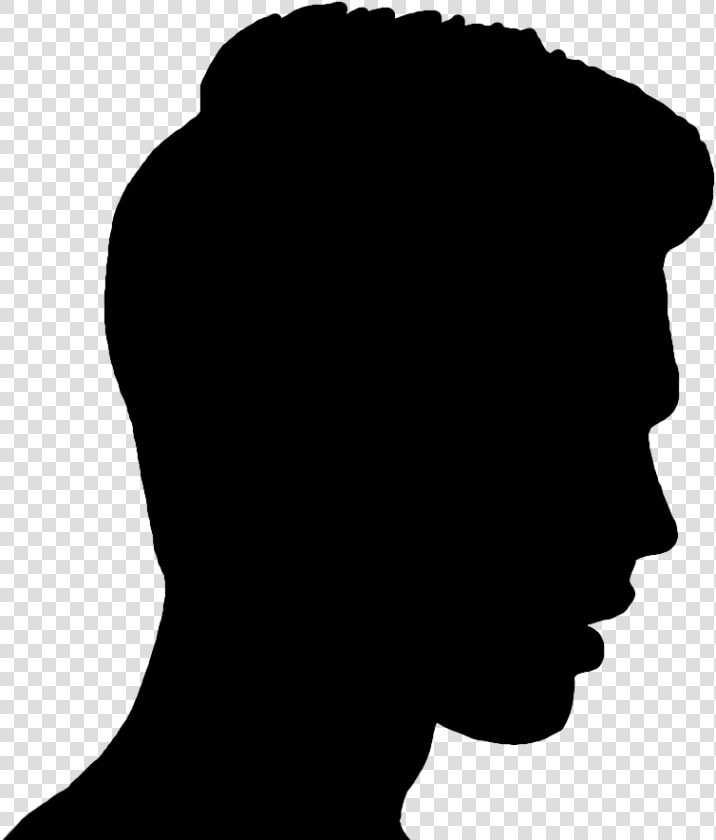 Transparent Man Head Silhouette Png   Guy Face Silhouette Png  Png DownloadTransparent PNG