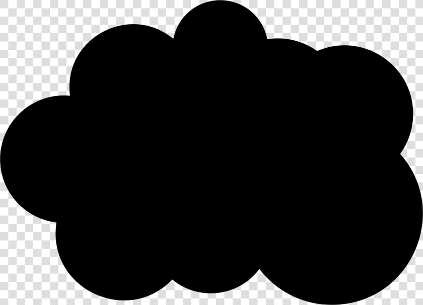 Cloud Silhouette Clip Arts   Clipart Black Cloud Png  Transparent PngTransparent PNG