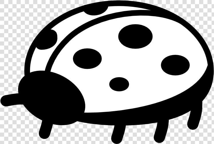 Pix For Black And White Ladybug Clip Art   Lady Bug Black And White  HD Png DownloadTransparent PNG