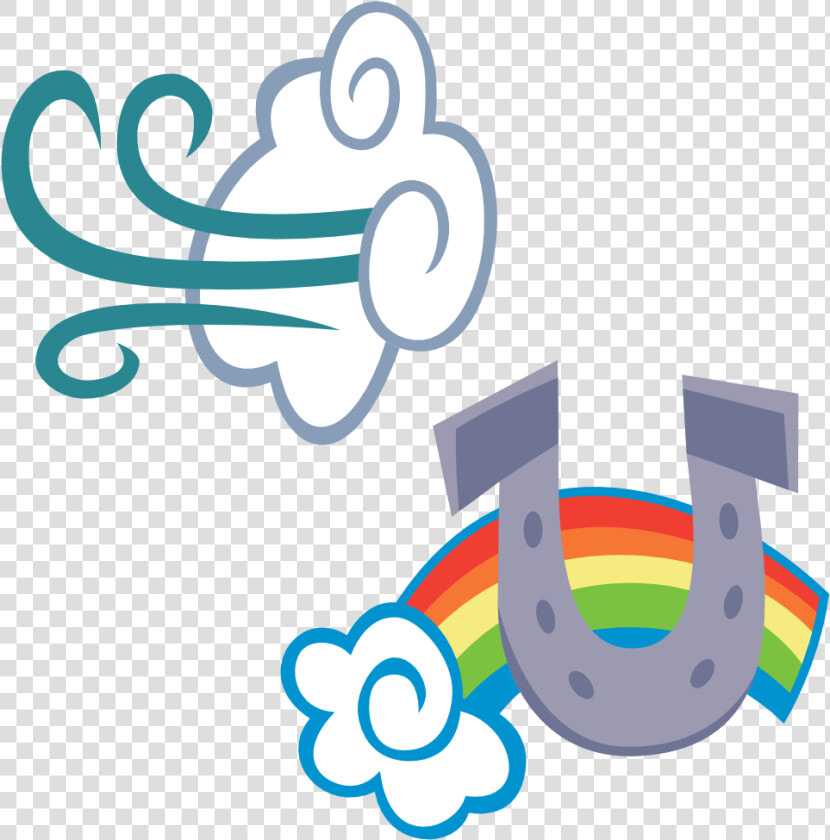 Rainbow Dash S Dad Cutie Mark   Mlp Cutie Mark Rainbow Power  HD Png DownloadTransparent PNG