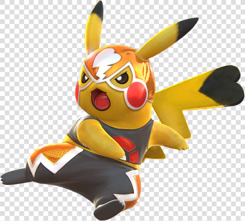 Pokken Pikachu Libre   Png Download   Nintendo Switch Pokken Tournament  Transparent PngTransparent PNG