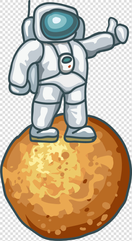 Outer Space Astronaut Drawing Illustration   Space Astronaut Drawing Art  HD Png DownloadTransparent PNG