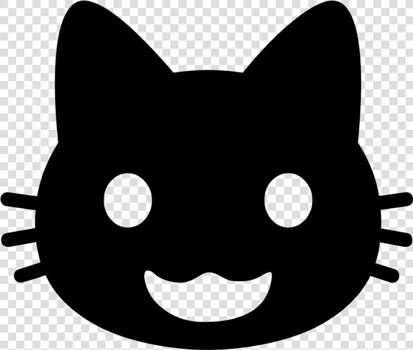 Transparent Cat Emoji Png   Black Cat Emoji Png  Png DownloadTransparent PNG