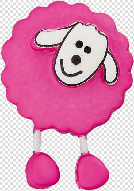 Polyester Button Sheep   Cartoon  HD Png DownloadTransparent PNG