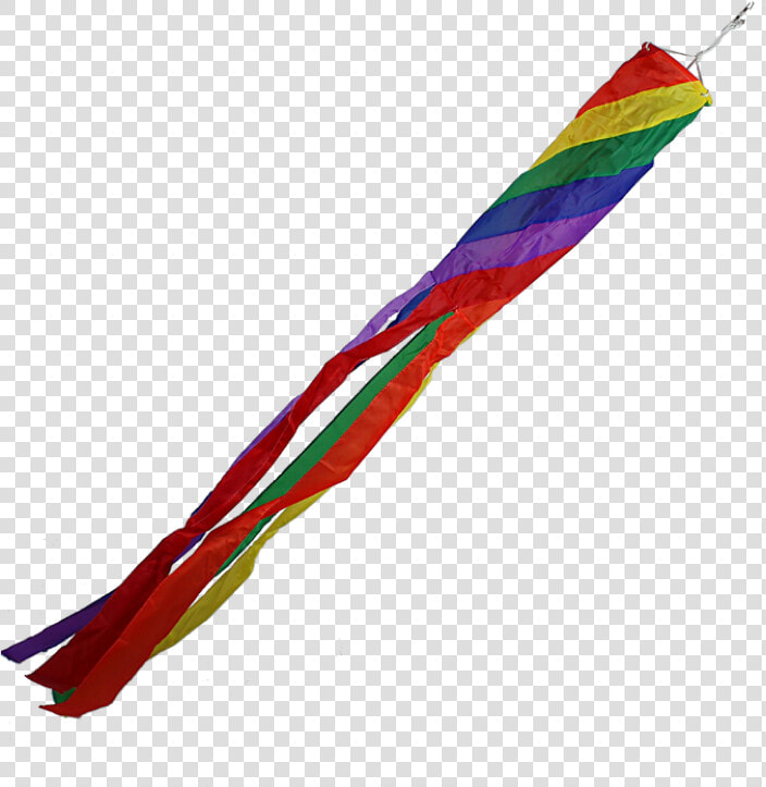 Image Of Diagonal Rainbow Windsock   Flag  HD Png DownloadTransparent PNG