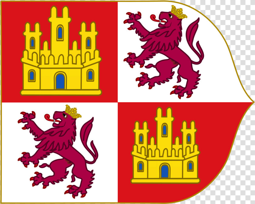 Spanish Flag 15th Century   Png Download   Crown Of Castile Flag  Transparent PngTransparent PNG