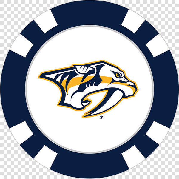 Nashville Predators Poker Chip Ball Marker   Nashville Predators Logo Png  Transparent PngTransparent PNG