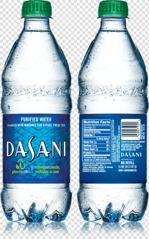 Dasani Water Bottle Size  HD Png DownloadTransparent PNG