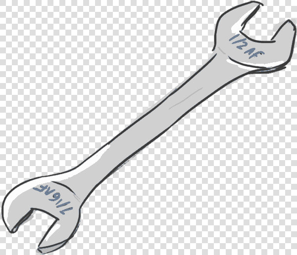 Open Ended Spanner  HD Png DownloadTransparent PNG