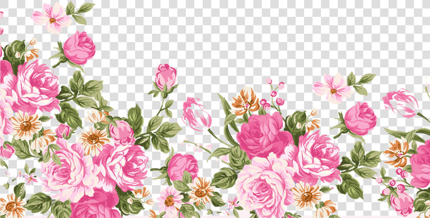 Transparent Lineas Decorativas Png   Transparent Png Flower Border  Png DownloadTransparent PNG