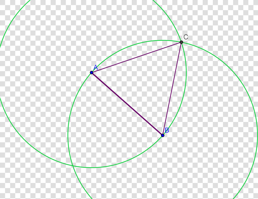 Constructed Equilateral Triangle   Circle  HD Png DownloadTransparent PNG