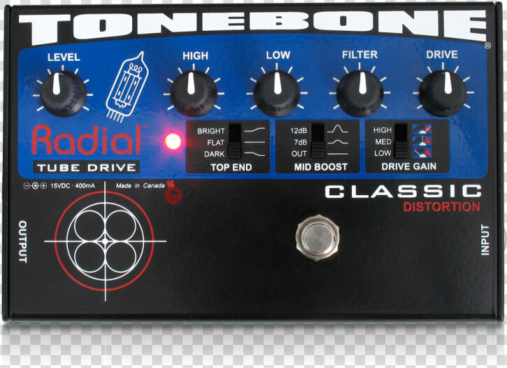 Radial Tonebone Classic Tube Distortion  HD Png DownloadTransparent PNG