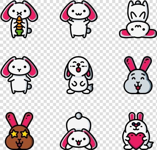 Bunnies Avatars   Cartoon  HD Png DownloadTransparent PNG