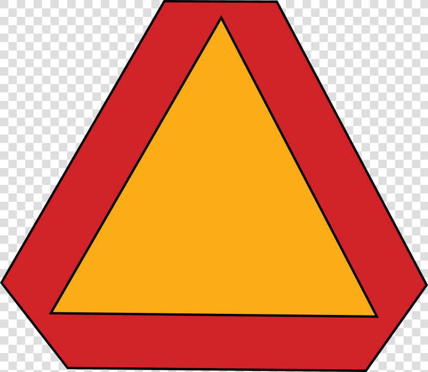 Slow Moving Vehicle Sign Clip Arts   Slow Moving Vehicle Sign Speed  HD Png DownloadTransparent PNG