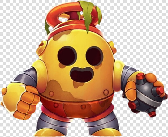  spike  robospike  brawlstars  légendaire  brawler   Brawl Stars Robo Spike  HD Png DownloadTransparent PNG